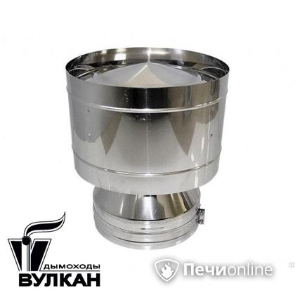 Дефлектор Вулкан DDH с изоляцией 50 мм D=300/400 нержавейка/оцинковка в Новосибирске